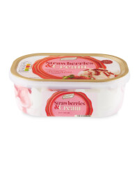 Strawberries & Cream Ice Cream