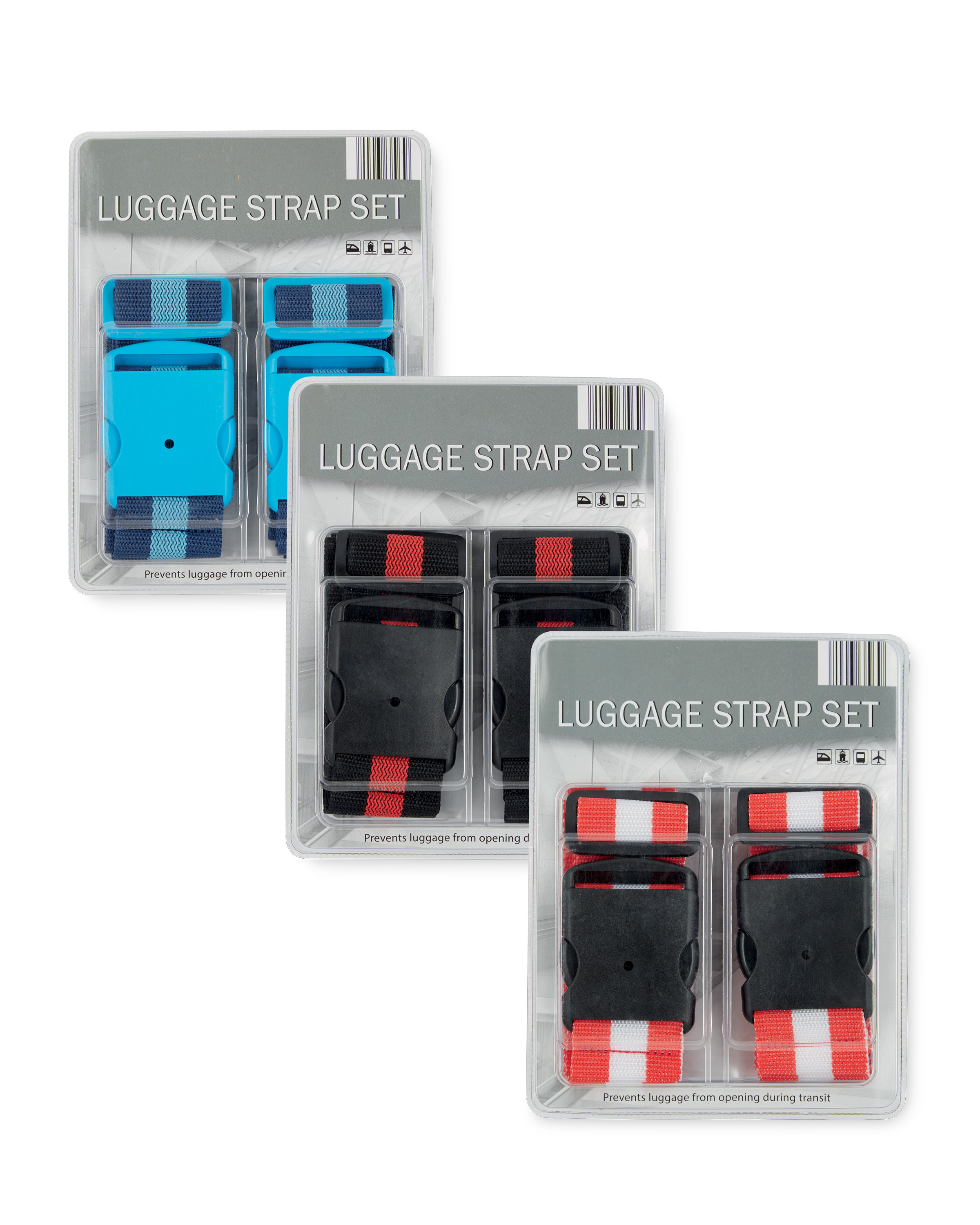 Striped Luggage Strap ALDI UK