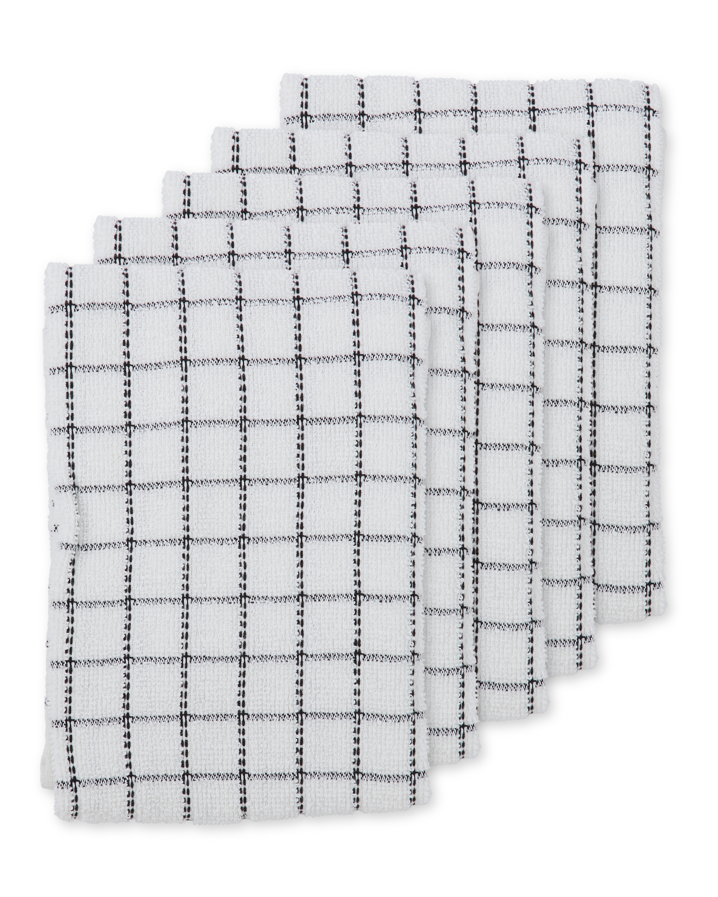 Terry Tea Towels 5 Pack - ALDI UK