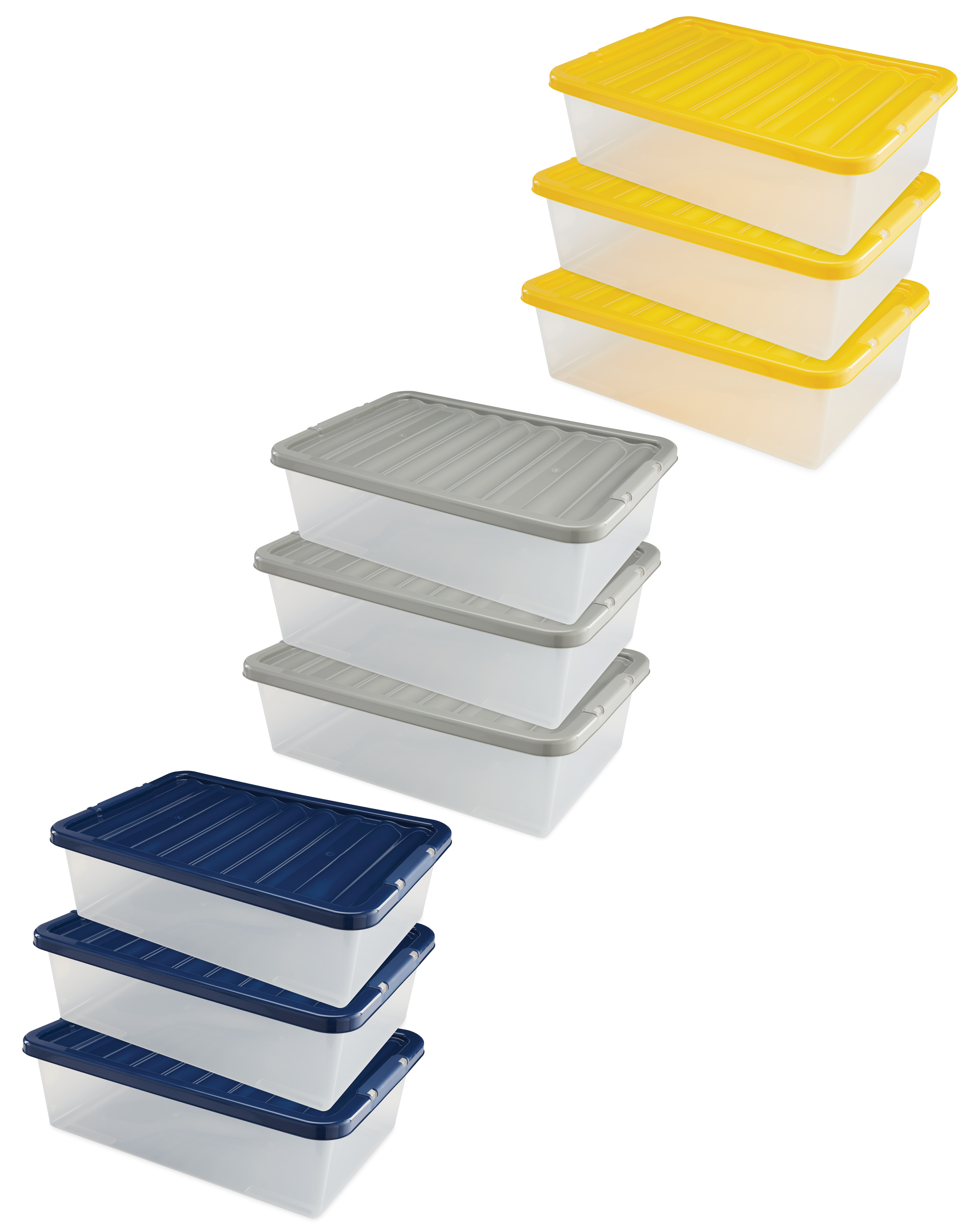Underbed Storage Box 3 Pack ALDI UK