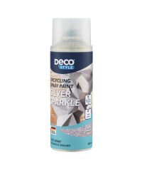 Decostyle Upcycling Spray Paint - Silver Glitter