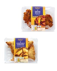 Vegetable Samosas / Onion Bhajis
