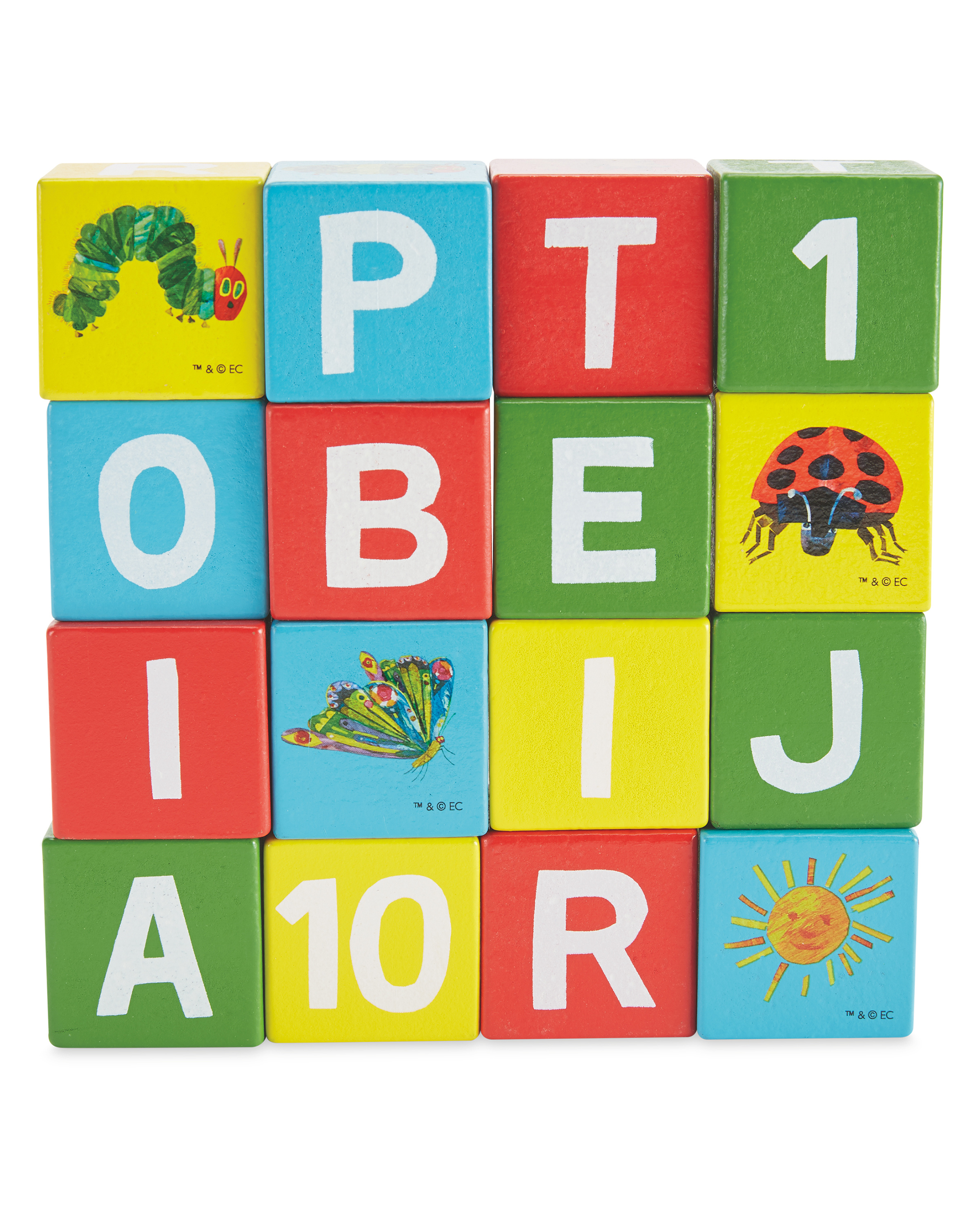 Hungry Caterpillar Wooden Blocks ALDI UK