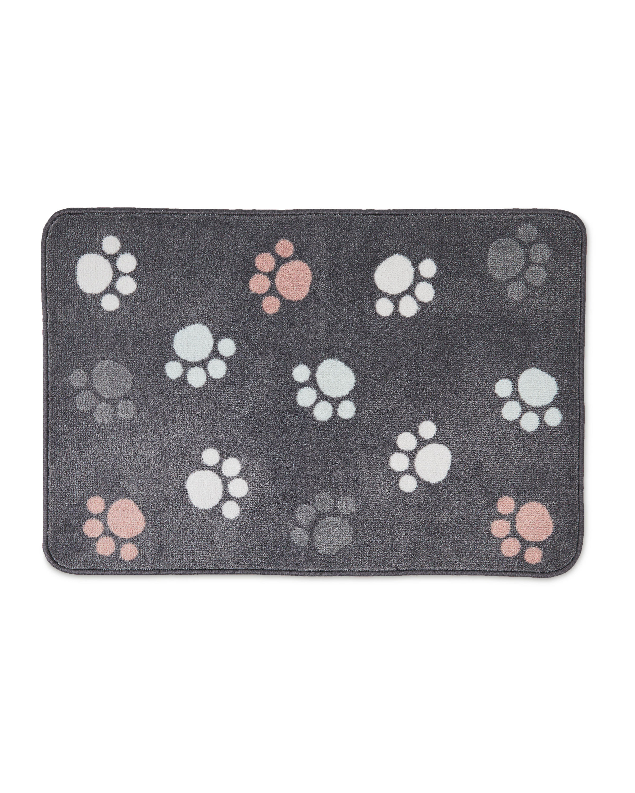 Washable Pink Paws Pet Boot Mat ALDI UK