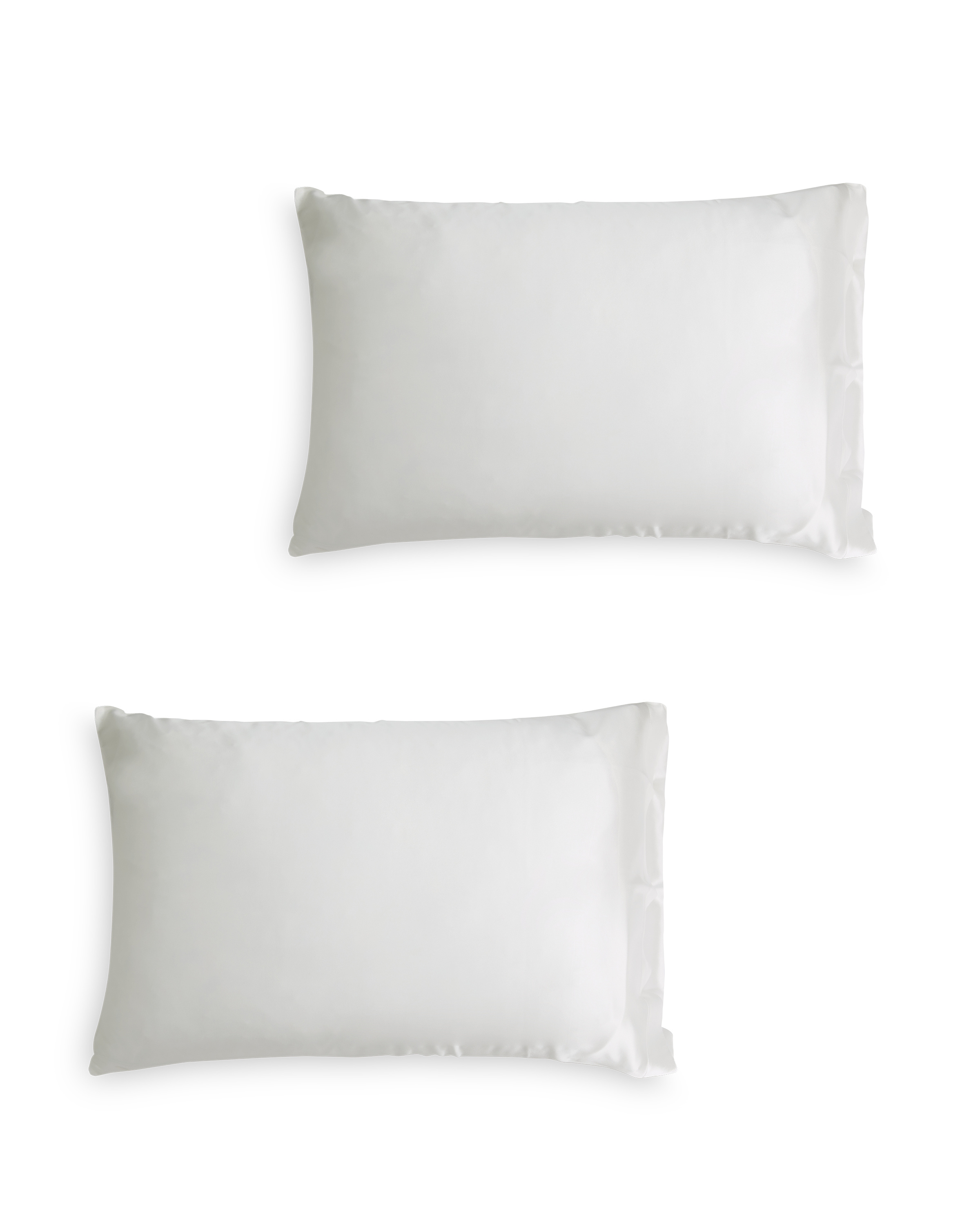 White Silk Pillowcase 2 Pack ALDI UK