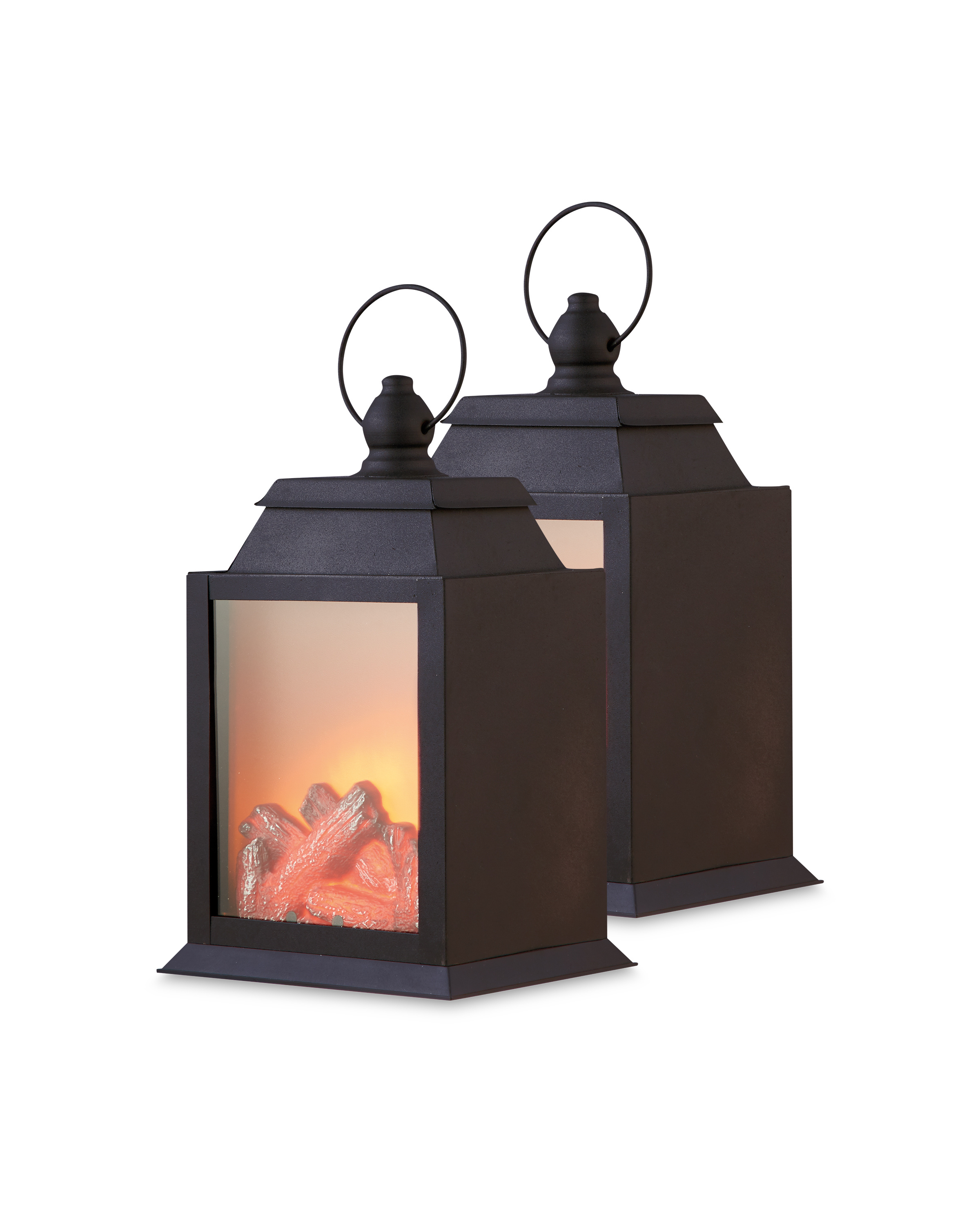 Wood Burner Lantern 2 Pack ALDI UK