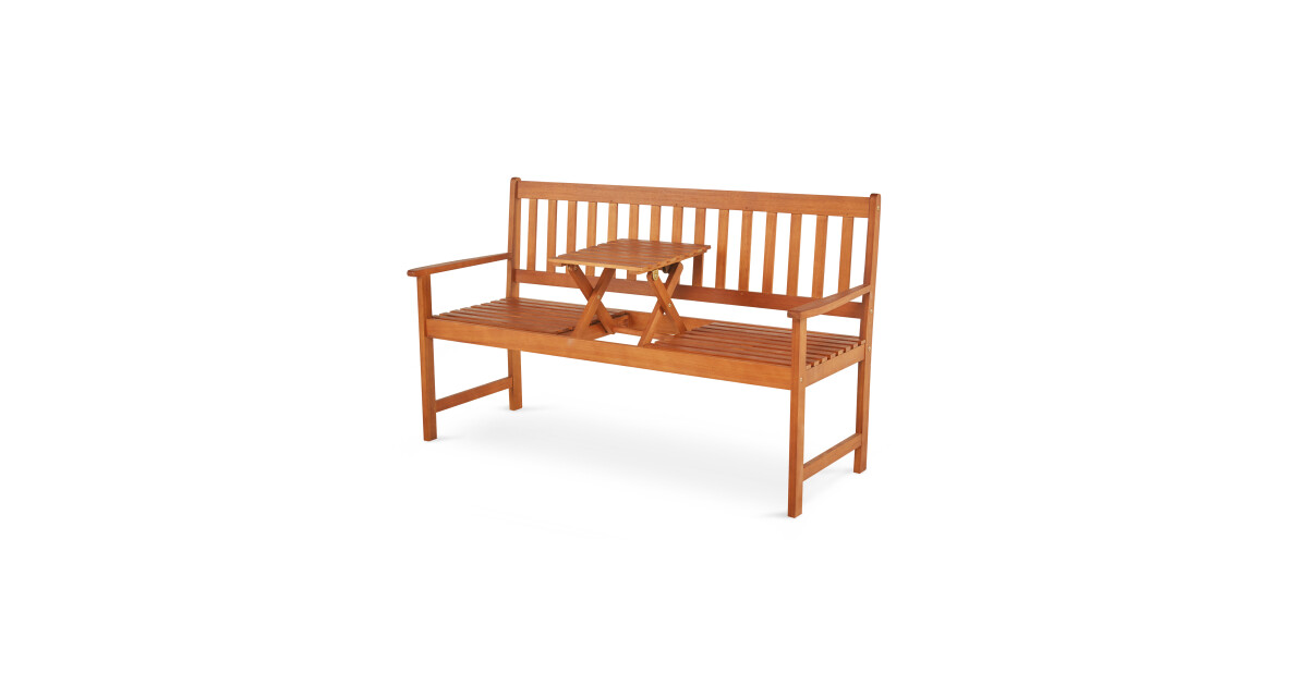 Wooden Bench/Love Seat - ALDI UK