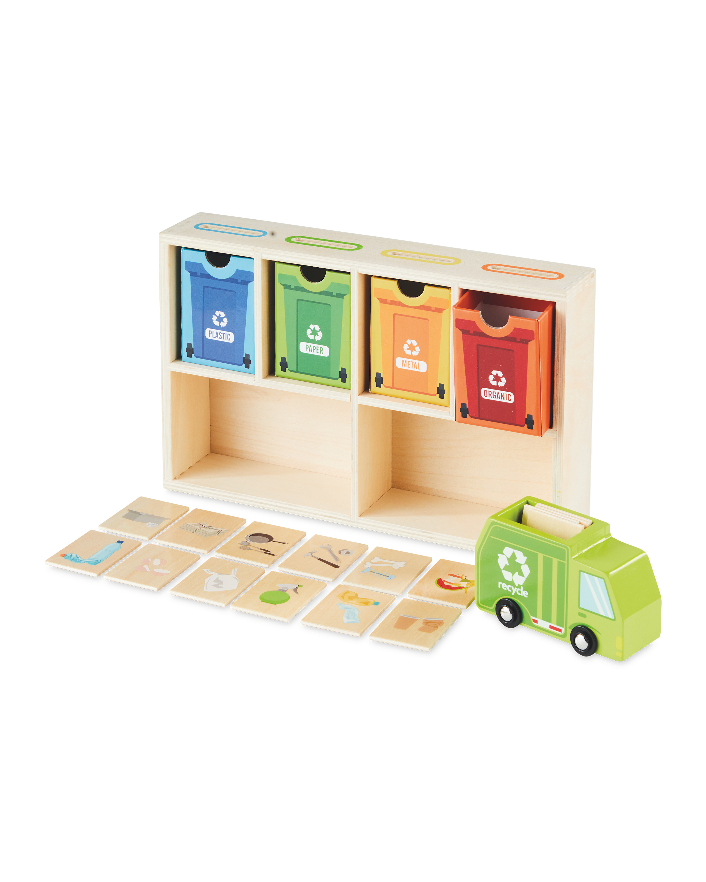 Wooden Recycling Centre Game ALDI UK