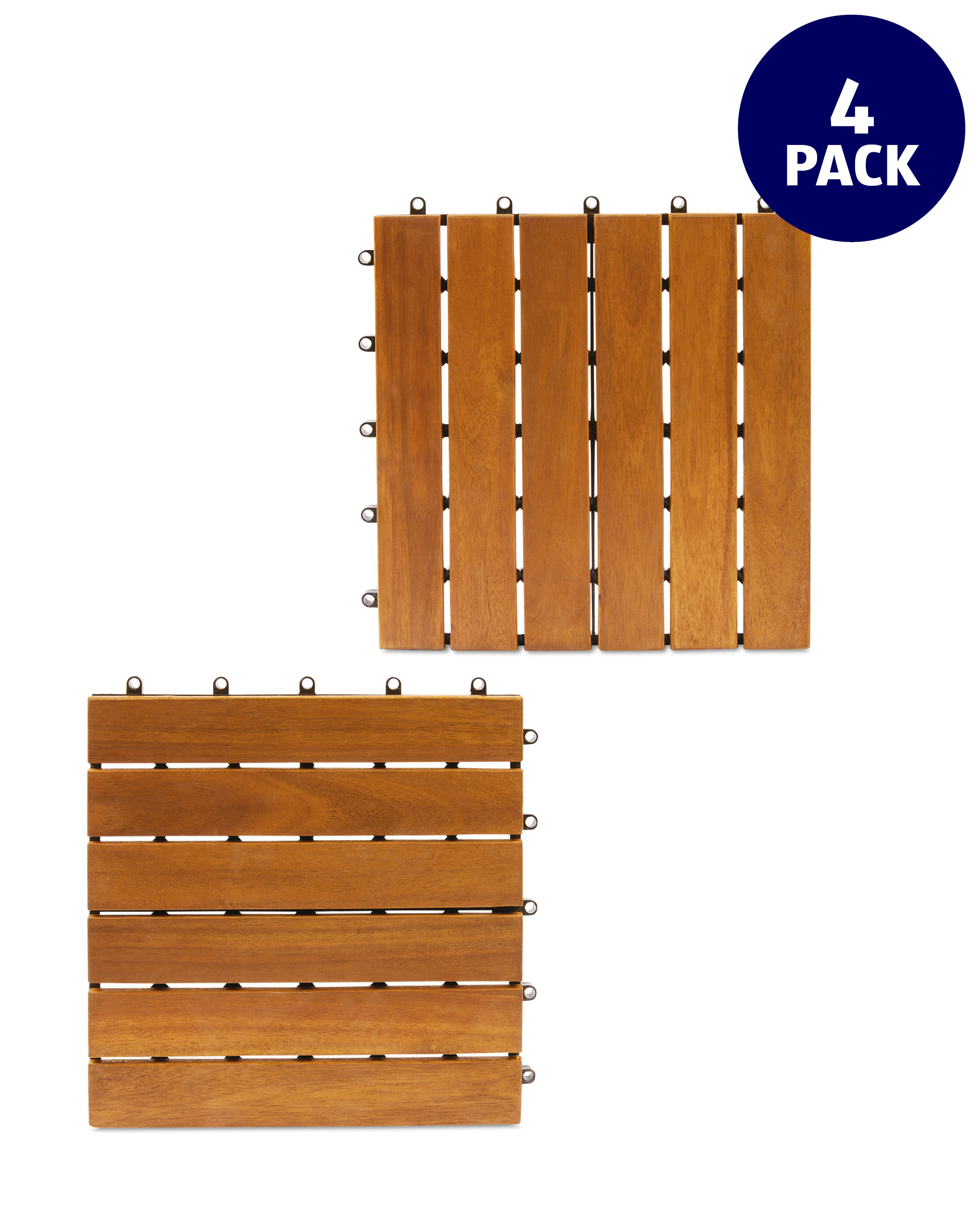 Gardenline Wooden Decking Tiles ALDI UK