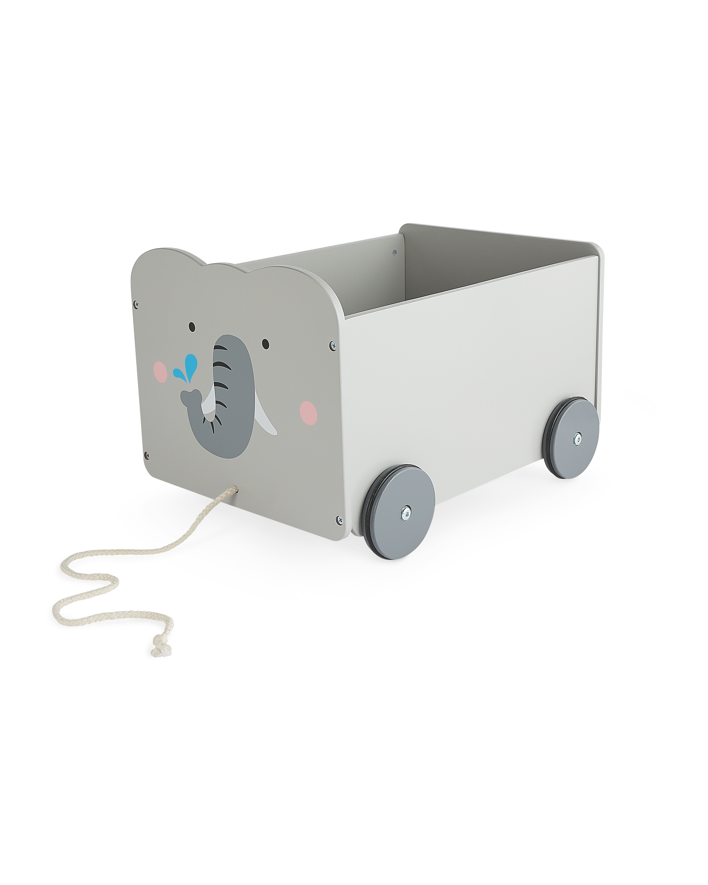 Wooden Elephant Pull Cart ALDI UK