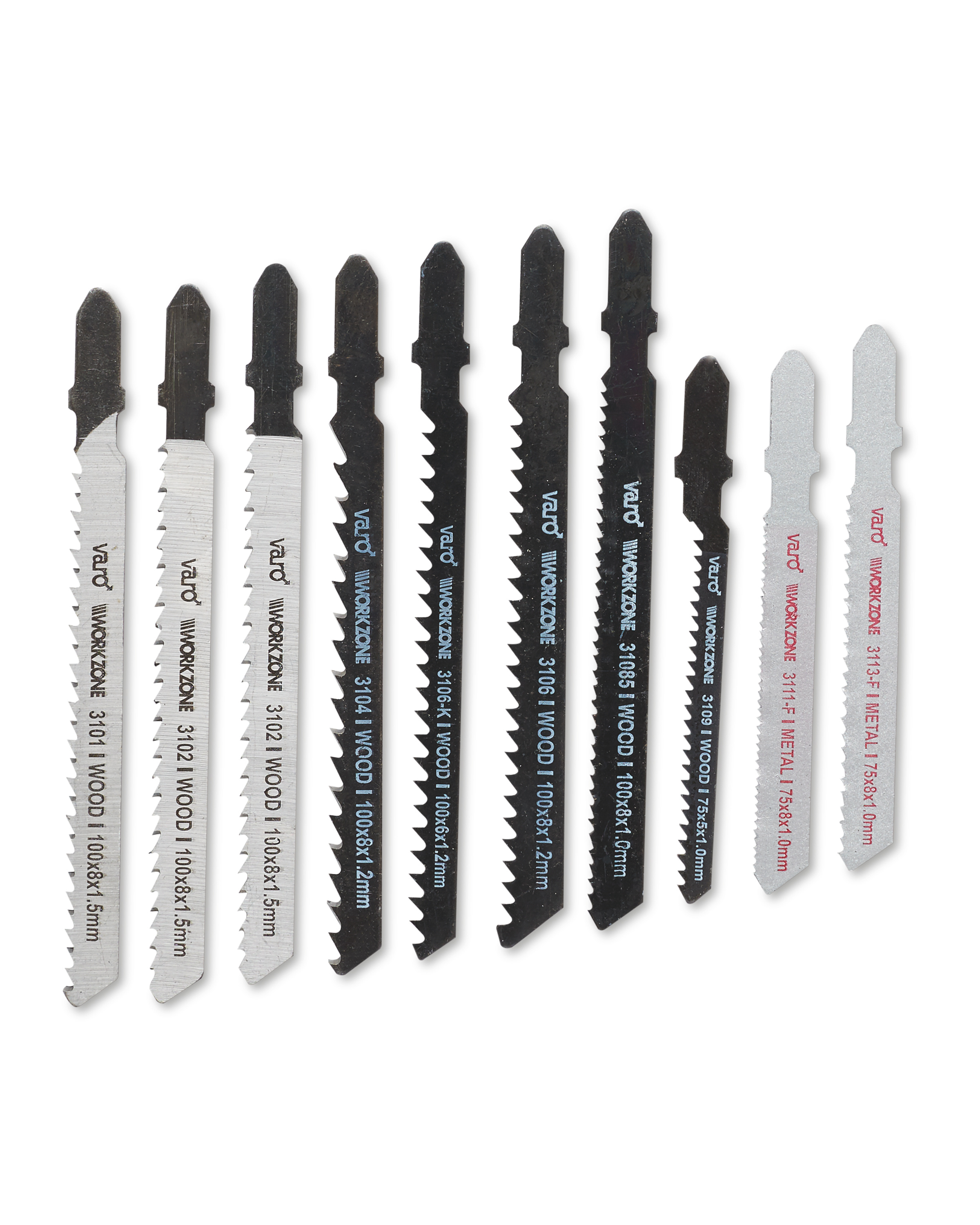 Workzone Jigsaw Blades 10Piece ALDI UK