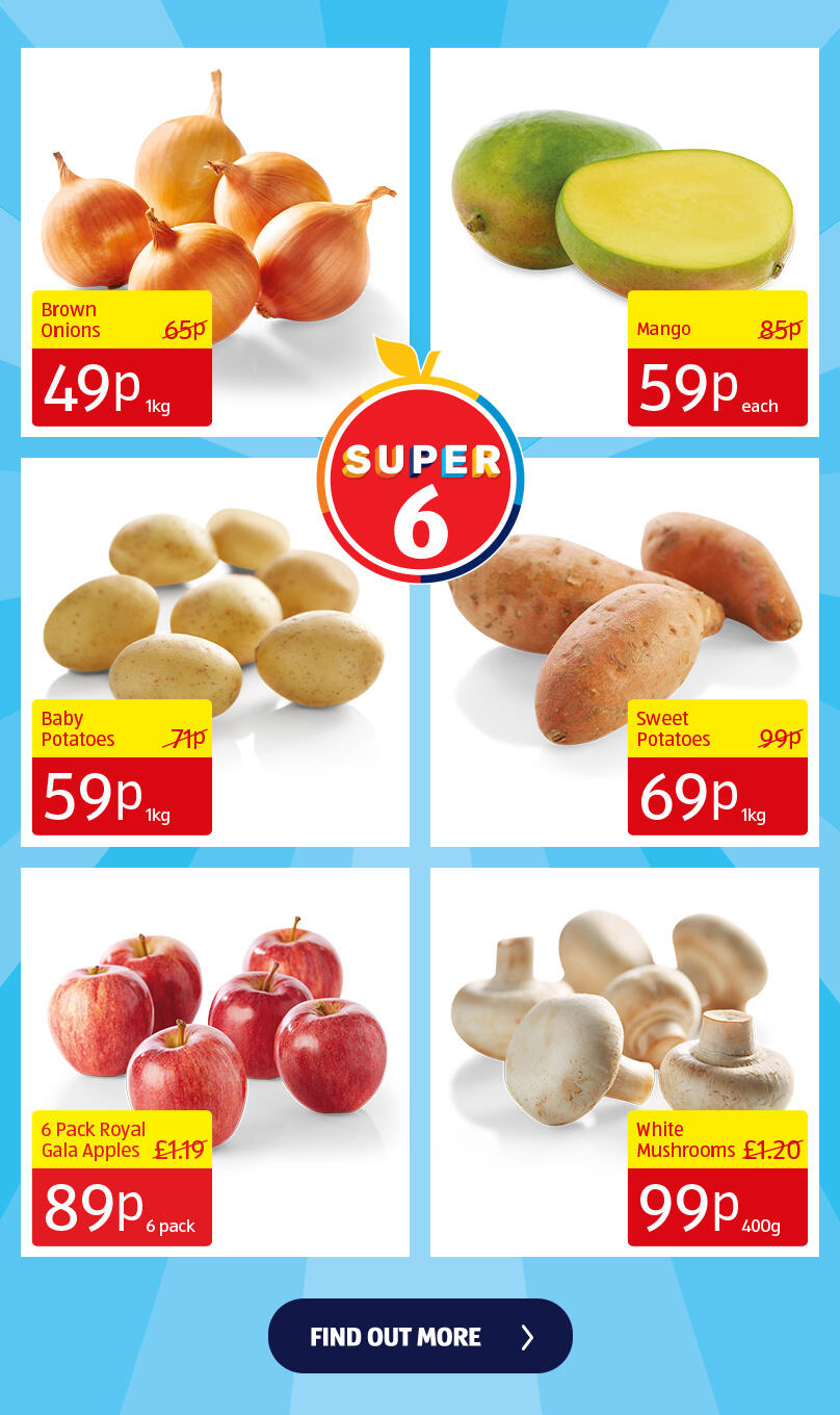 Aldi fruit and veg