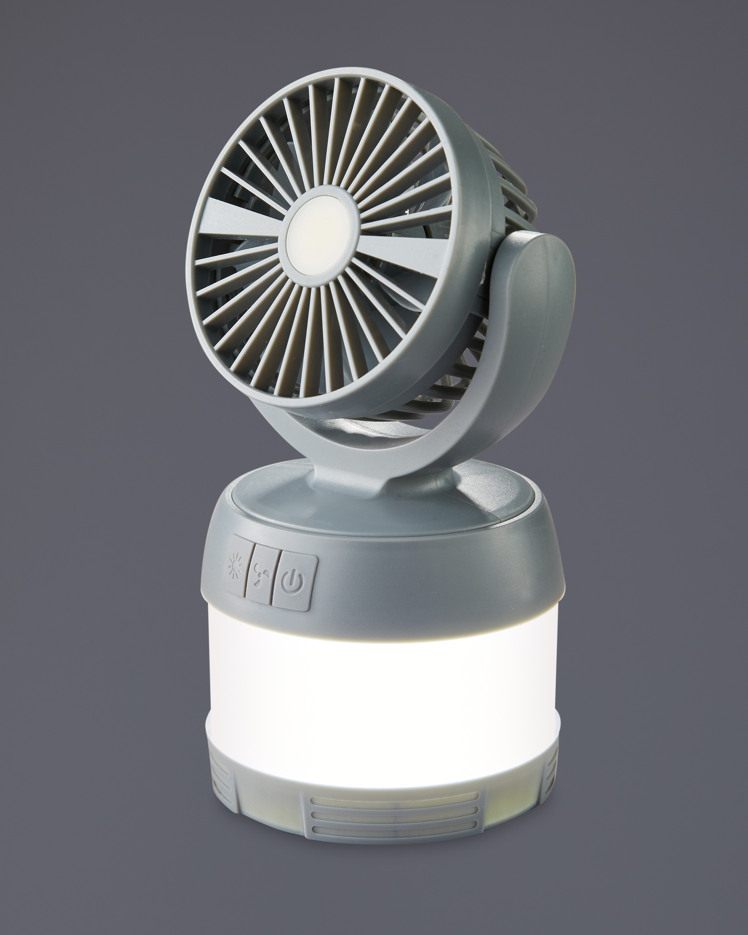 Adventuridge LED Lamp With Fan ALDI UK