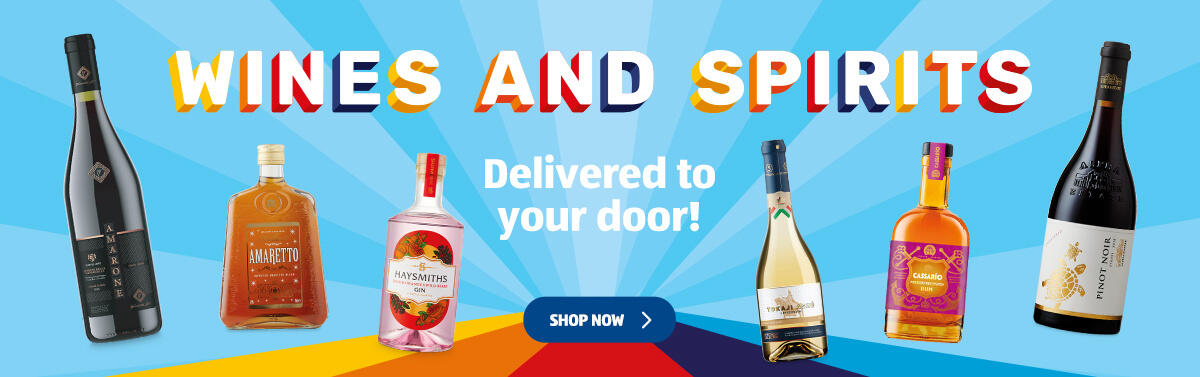 Reduced Wines and Spirits Shop Now