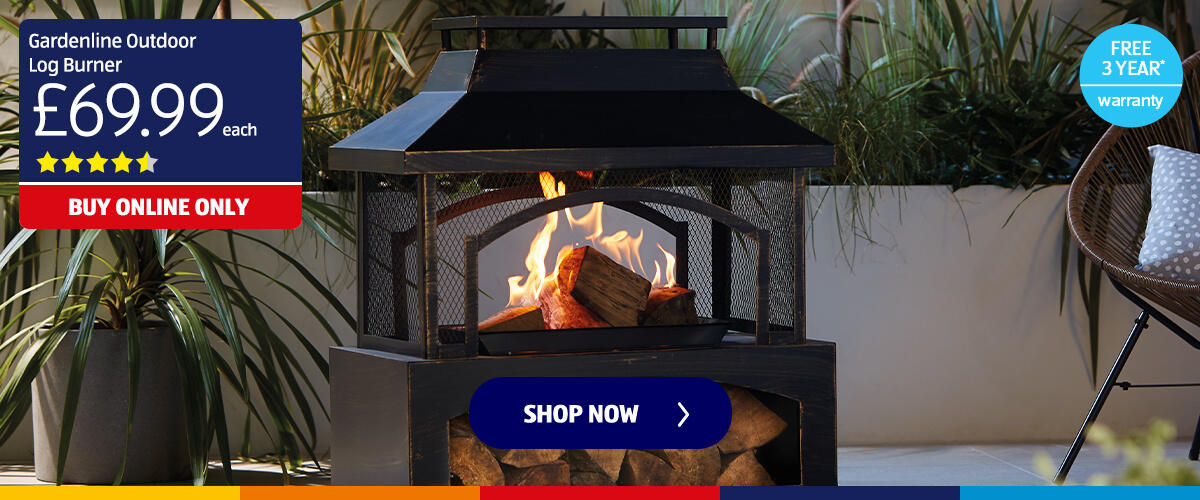 Gardenline Outdoor Log Burner