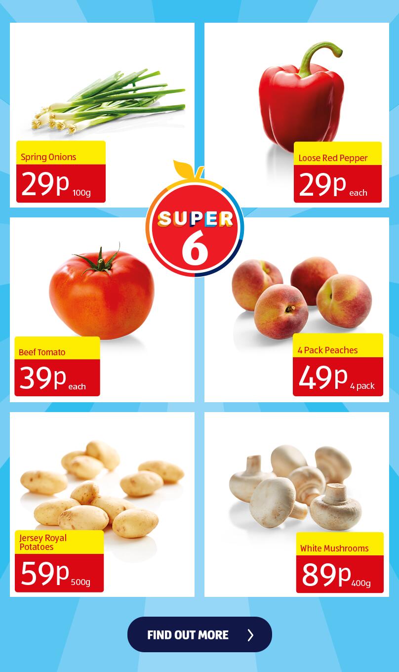 Aldi fruit and veg