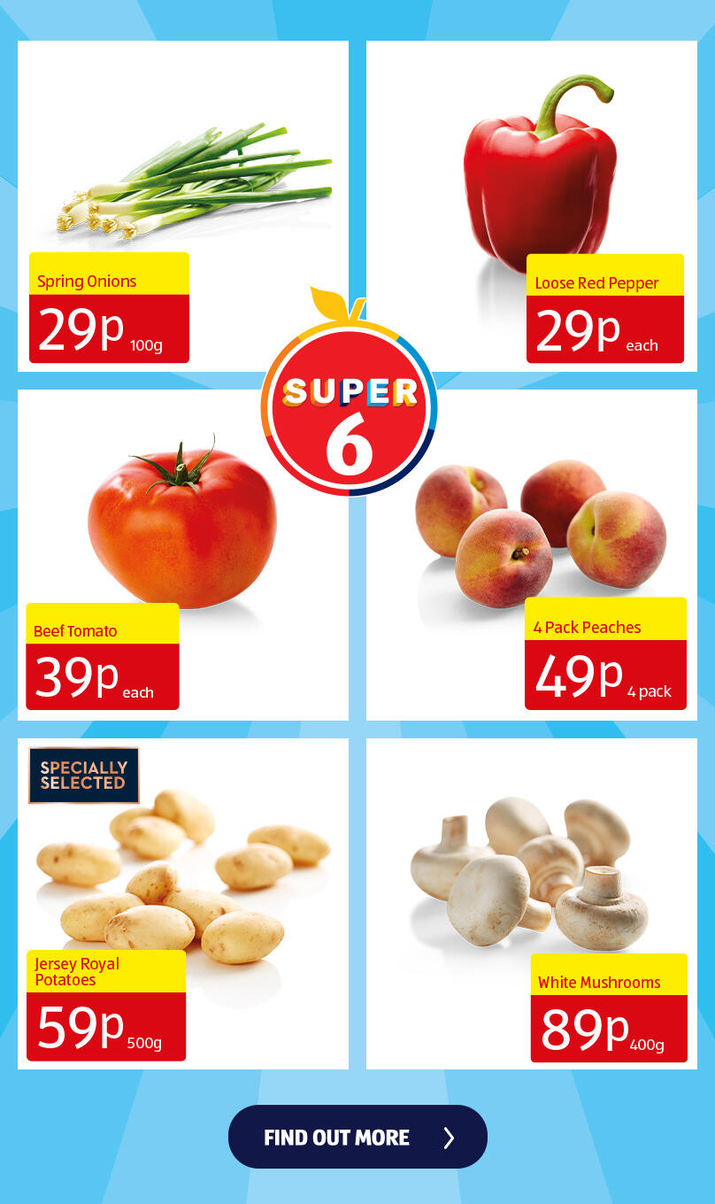 Aldi fruit and veg