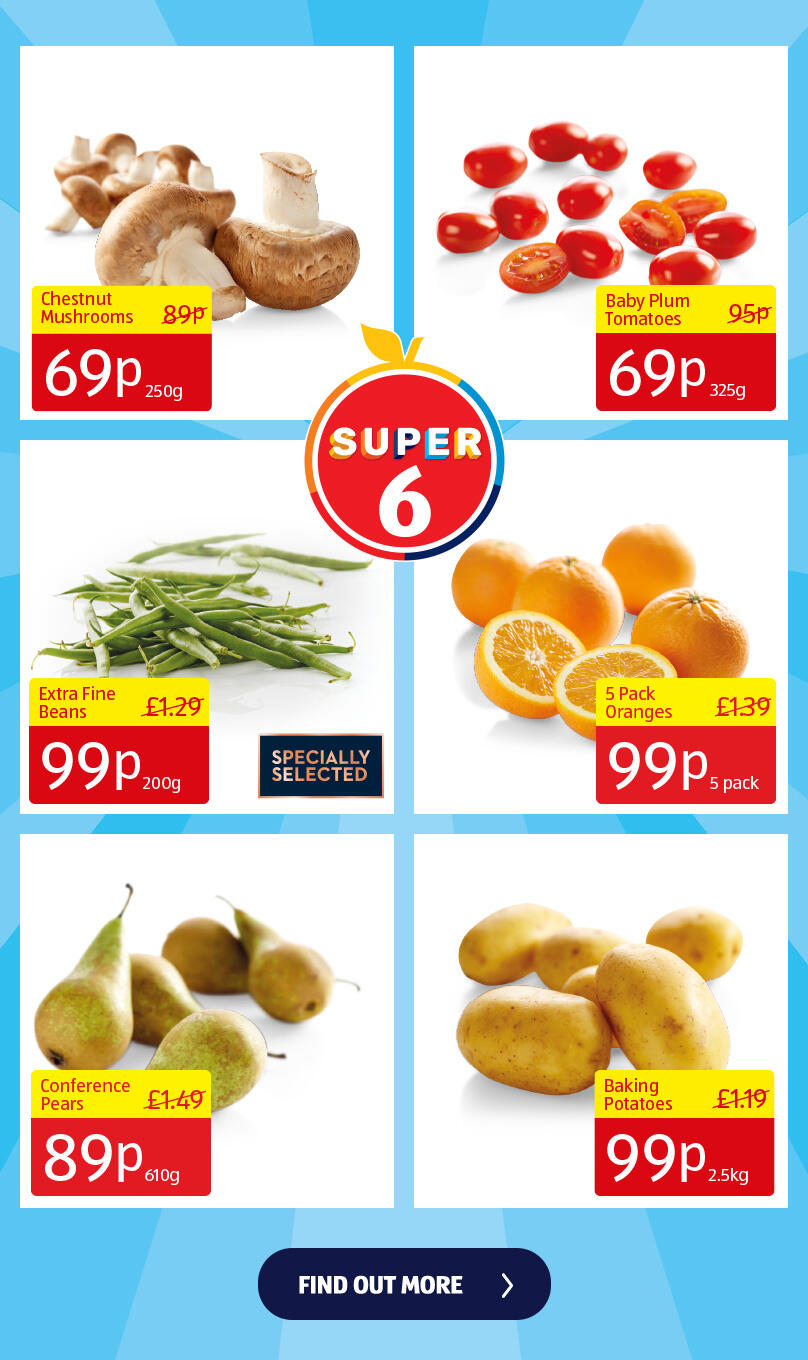 Aldi fruit and veg